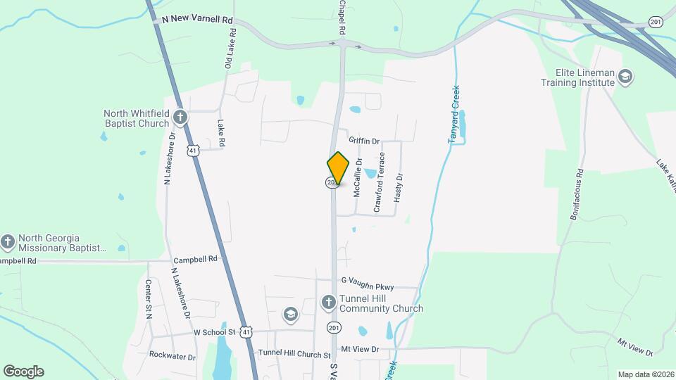 308 N Varnell Rd Map and Location Details