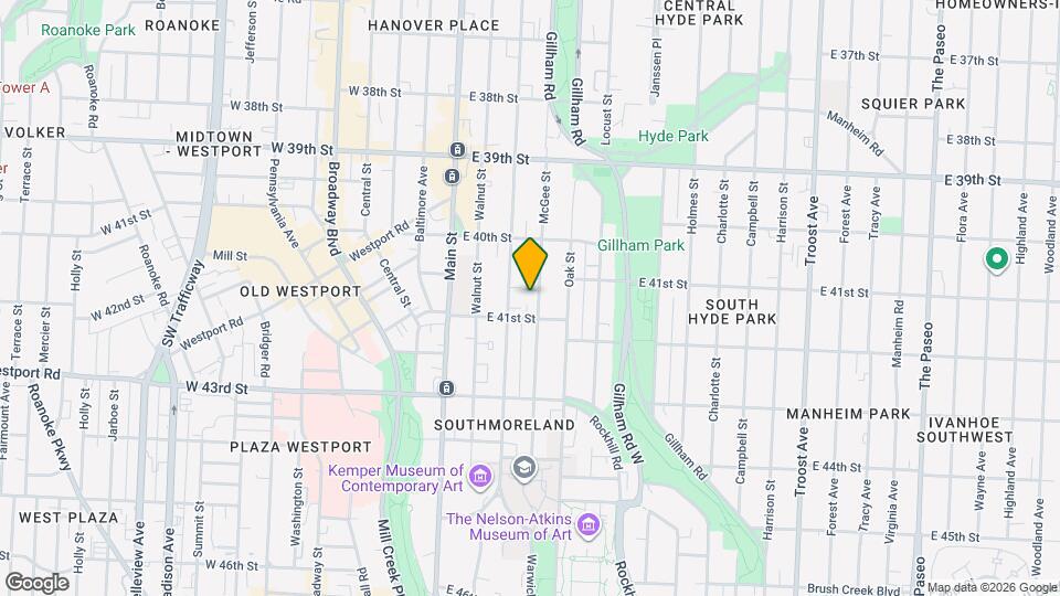 4046 McGee St Mapa y Detalles de la Ubicación