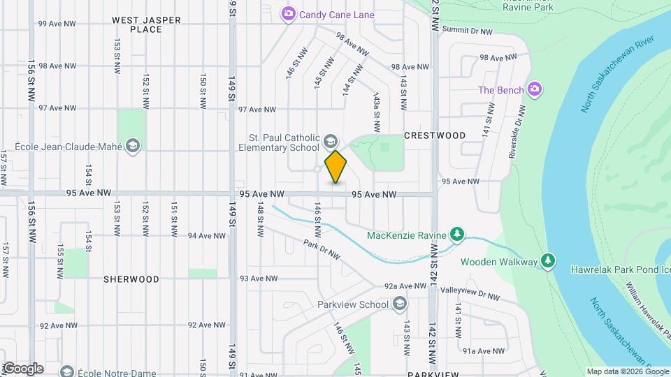 14504-14595 95 Ave NW Map and Location Details