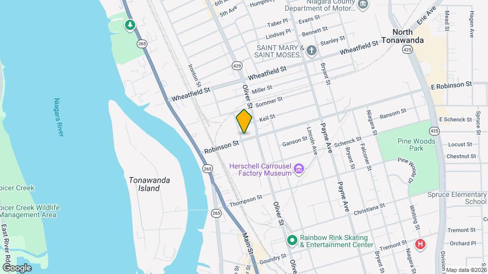 110 Robinson St, Unit Upper Robinson Map and Location Details