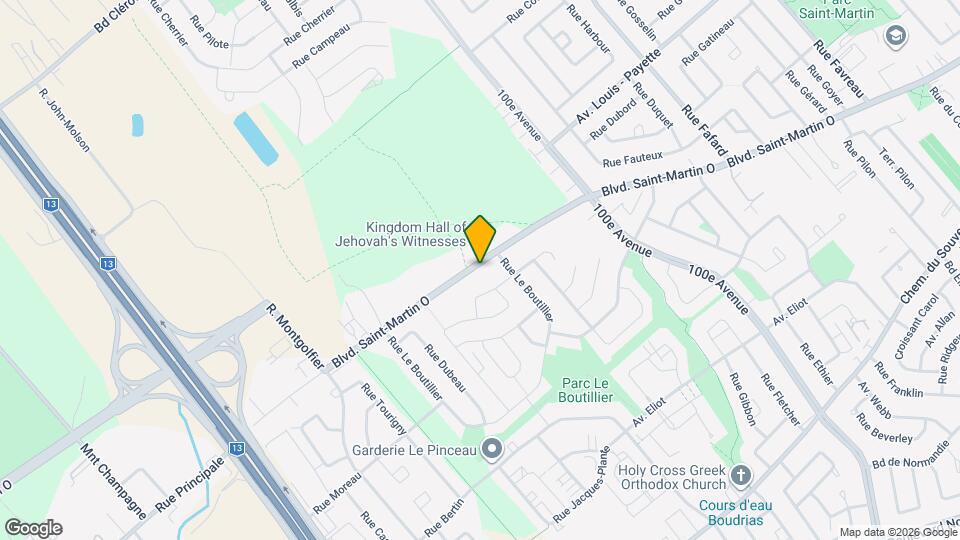 4984-4988 Saint-Martin Boul O Map and Location Details