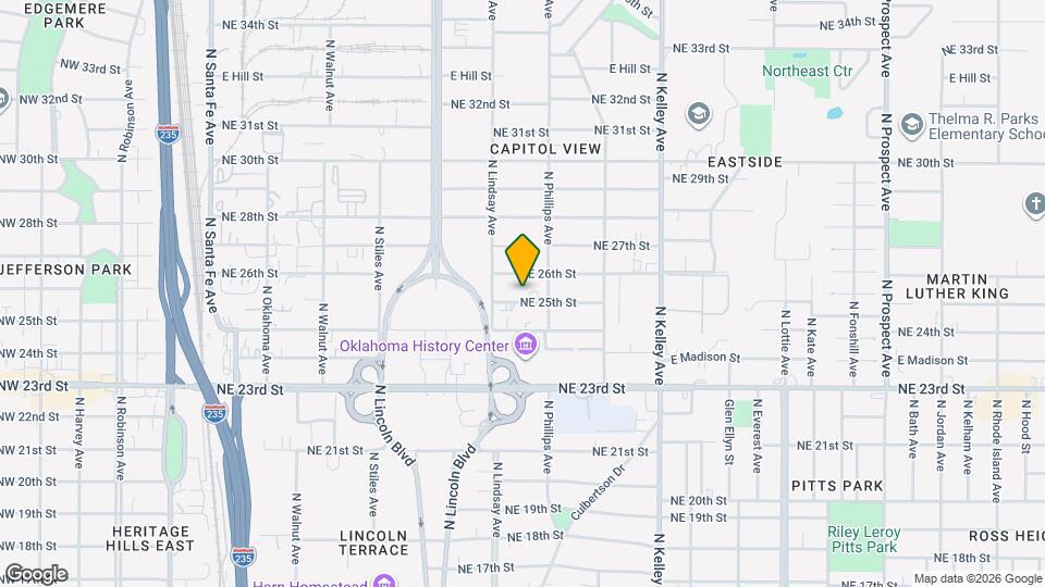 725 NE 25th St Map and Location Details