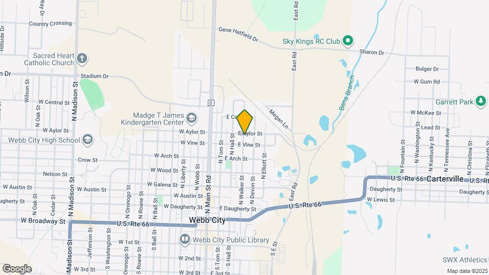 717 N Walker St Map and Location Details