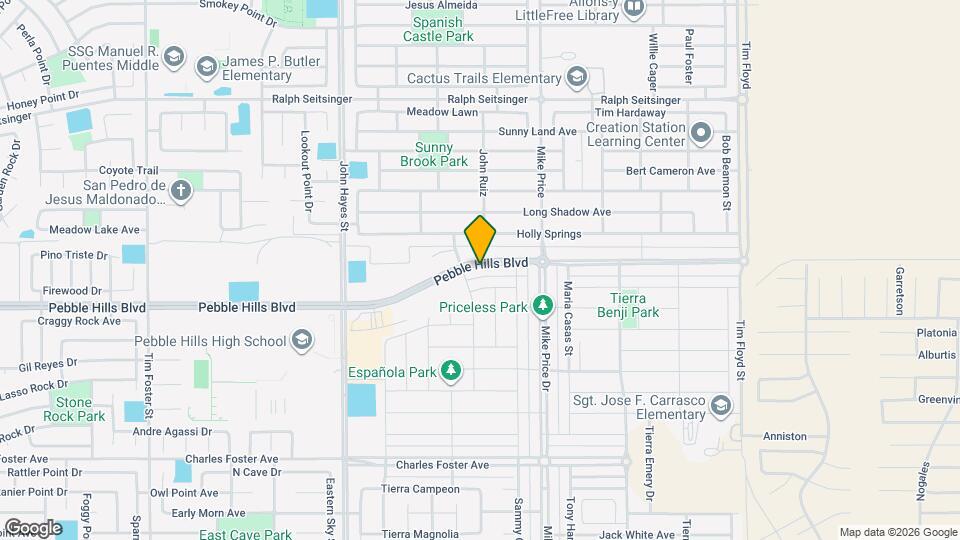 14608 Pebble Hills Blvd Map and Location Details