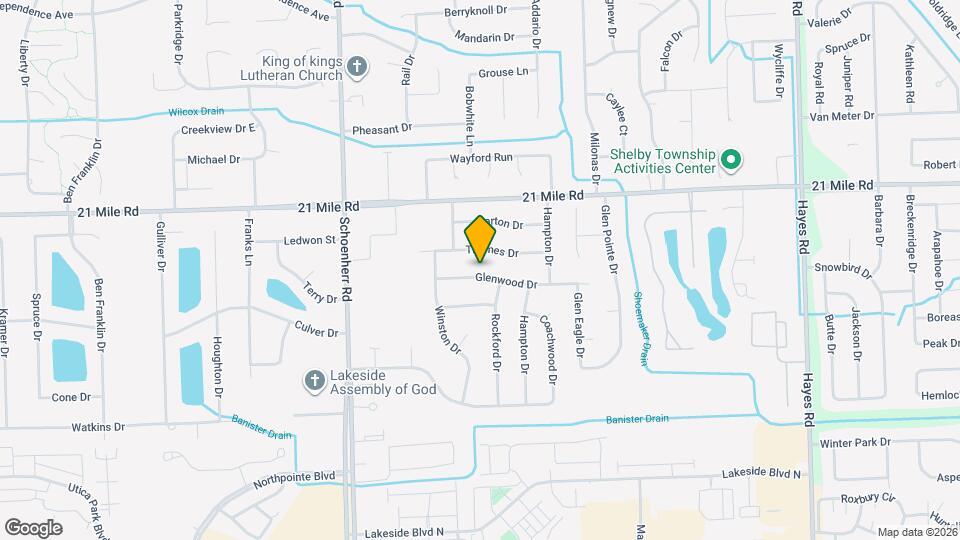 13987 Glenwood Dr Map and Location Details