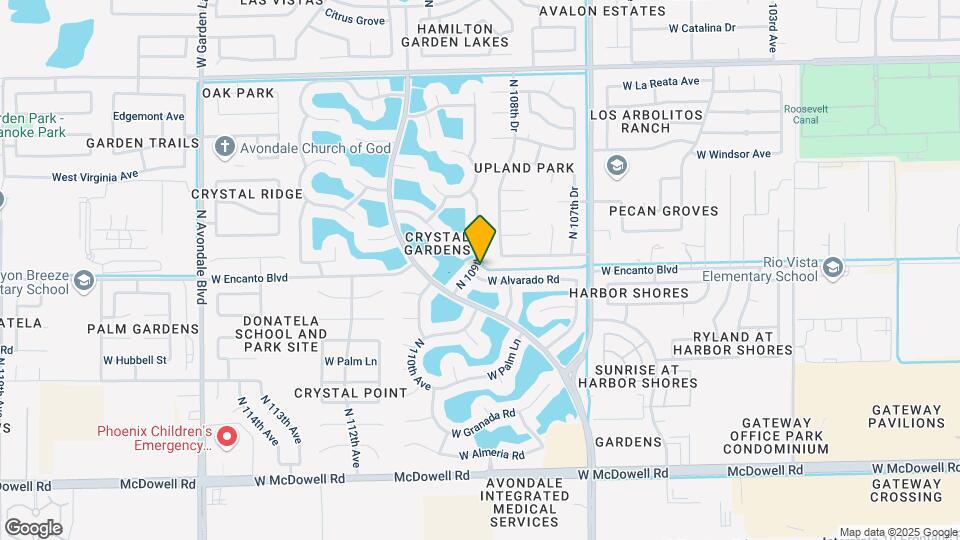 10898 W Alvarado Rd Map and Location Details