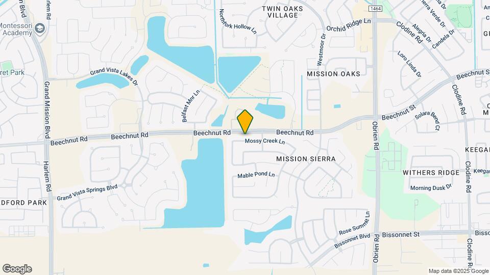18302 Mossy Creek Ln Map and Location Details