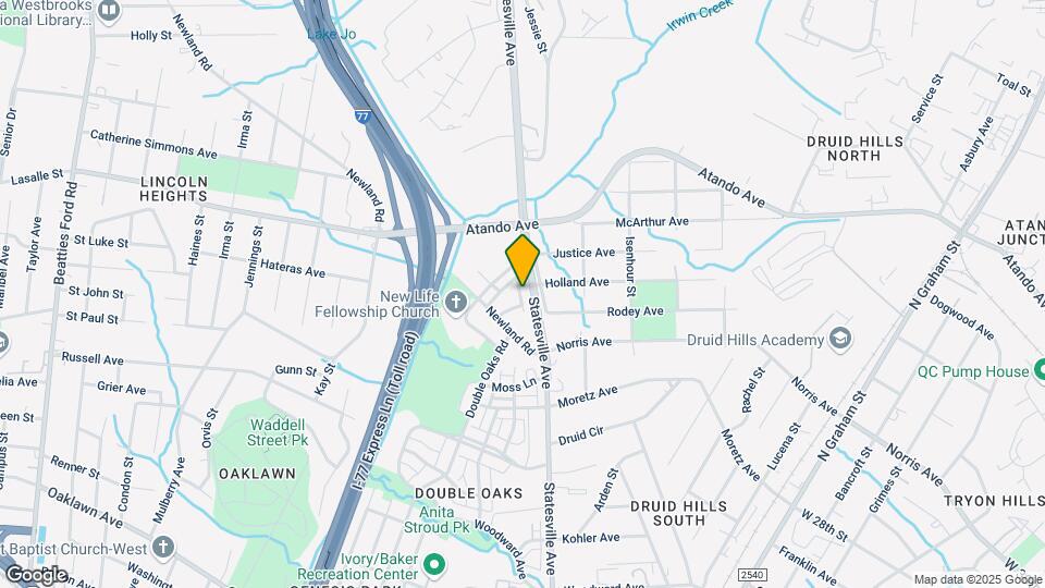 2813 Statesville Ave Map and Location Details