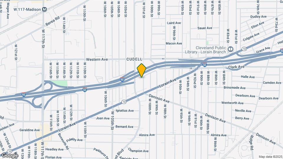 3098 W 101st St, Unit 3098 W 101st St DOWN Map and Location Details
