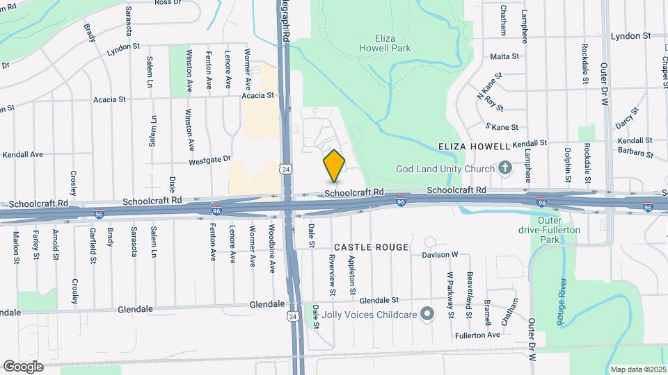 14015 Riverview St Map and Location Details