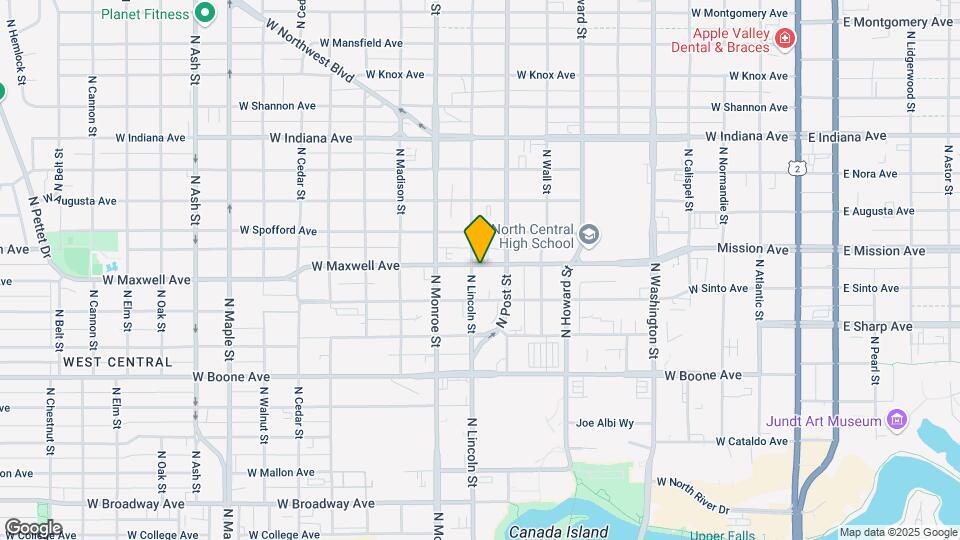 1428 N Lincoln St Mapa y Detalles de la Ubicación