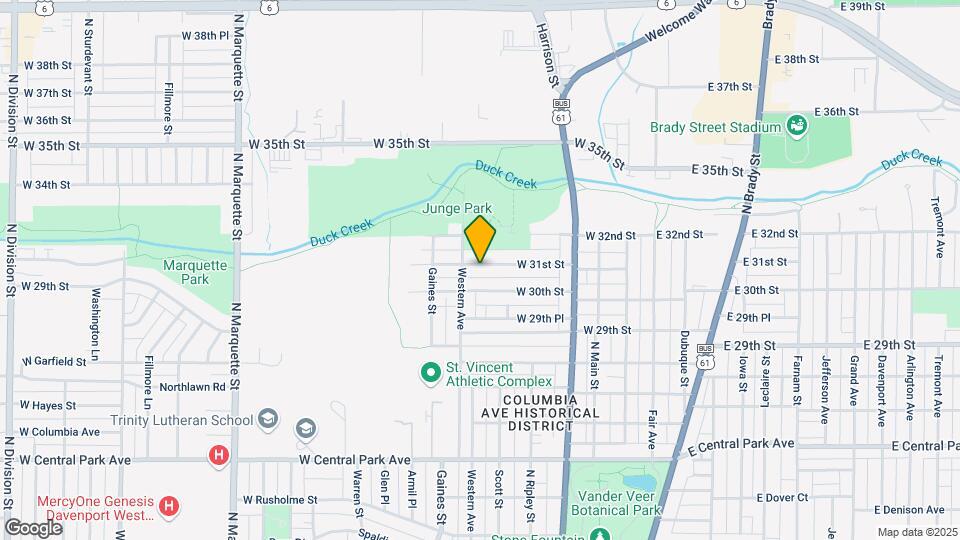 523 W 31st St Map and Location Details