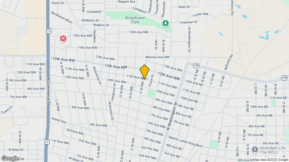 1010 C St NW Map and Location Details