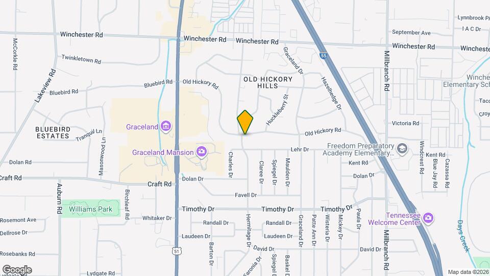 3710 Hermitage Dr Map and Location Details