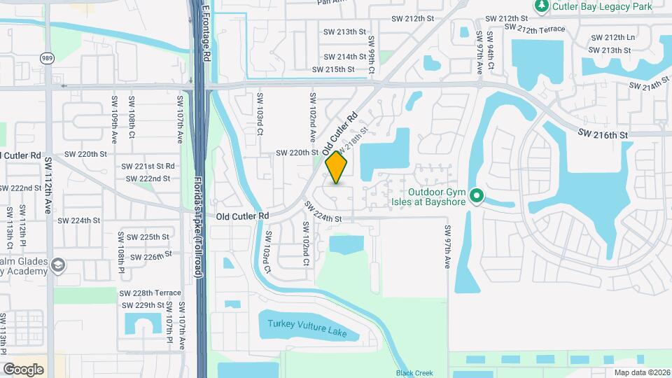 10048 SW 222nd St Map and Location Details