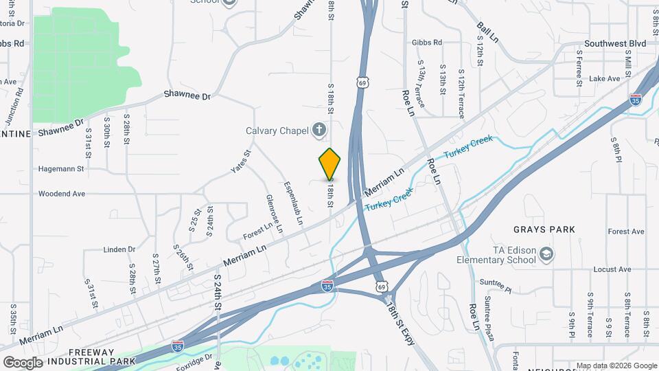 2736 S 18th St Map and Location Details