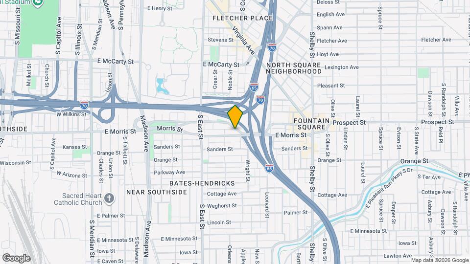 730 E Morris St Map and Location Details