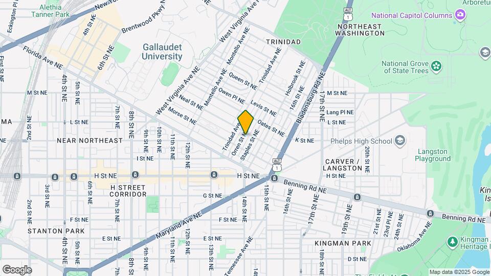 1223 Orren St NE, Unit 3 Map and Location Details