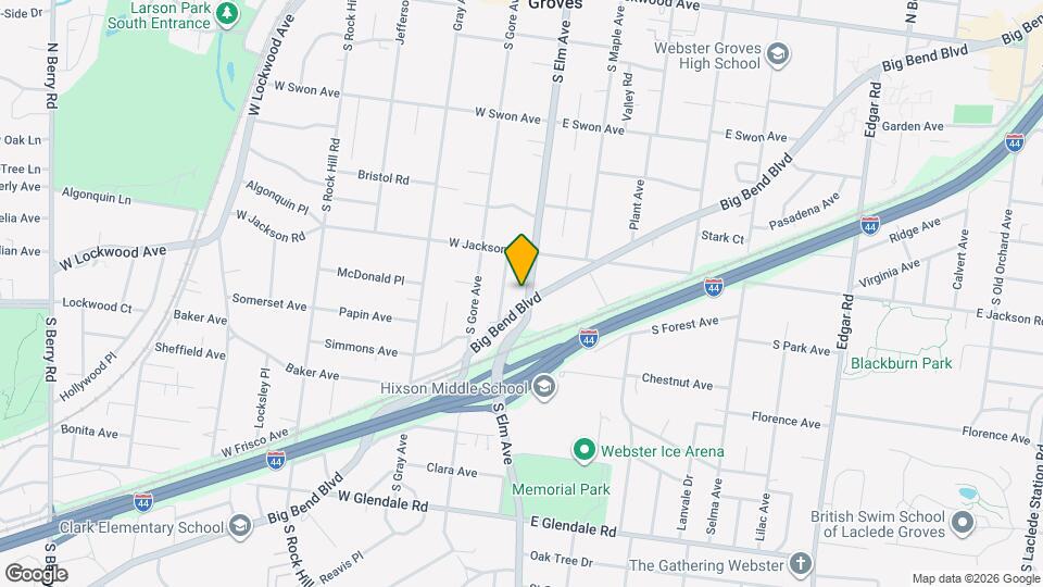 437 S Elm Ave Map and Location Details