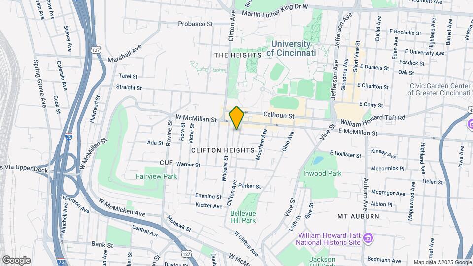 2429 W Clifton Ave Map and Location Details