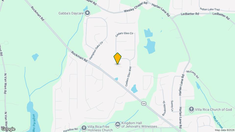 281 Cedars Glen Cir Map and Location Details