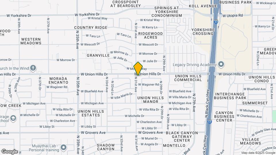 18441 N 31st Ave Map and Location Details