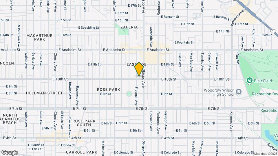 3115 E 10th St Map and Location Details