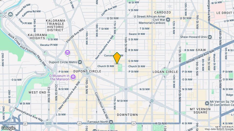 1521 17th St NW Map and Location Details