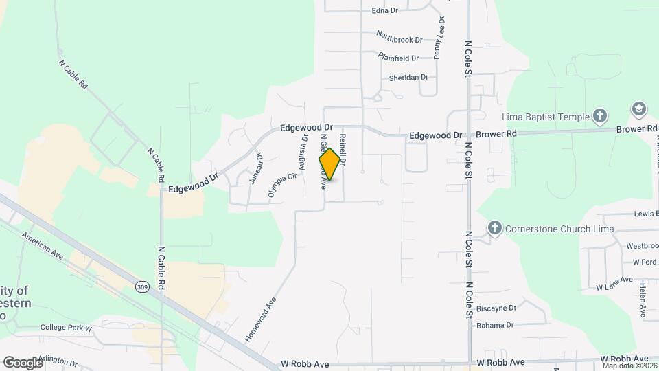 2226 N Glenwood Ave Map and Location Details