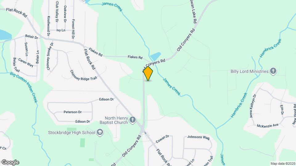 1628 Old Conyers Rd Map and Location Details