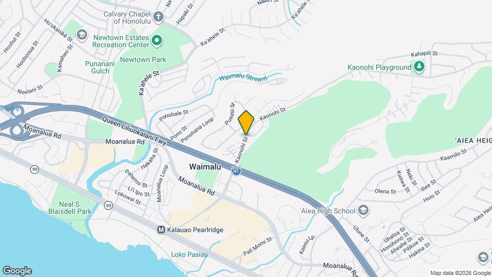 36-733 Kaonohi St Map and Location Details