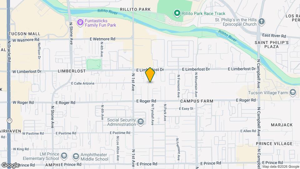 4084 N 1st Ave Map and Location Details