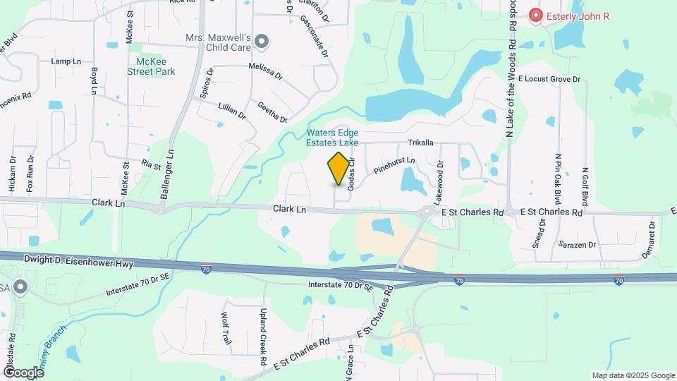 1312 Valley Creek Ln Map and Location Details