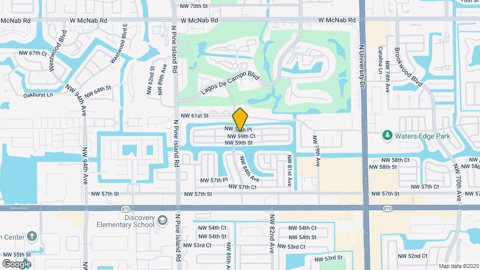 8409 NW 59th Ct Map and Location Details