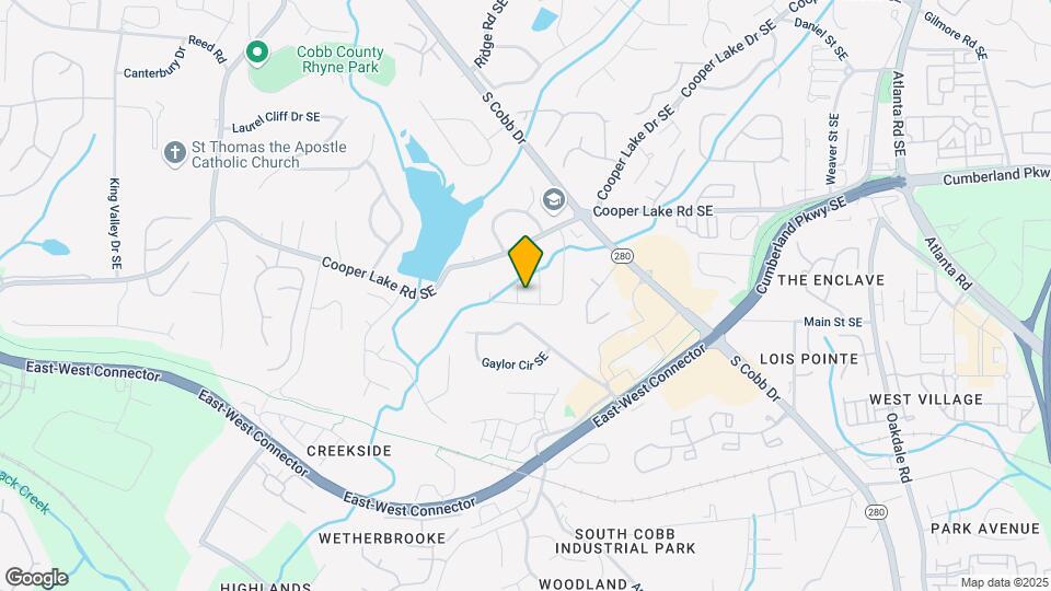 4521 Coopers Creek Cir SE Map and Location Details