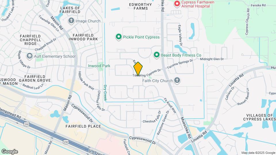 20215 Towering Cypress Dr Map and Location Details