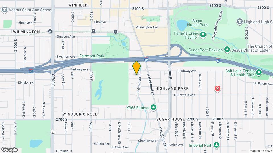 2436 S Elizabeth St Map and Location Details