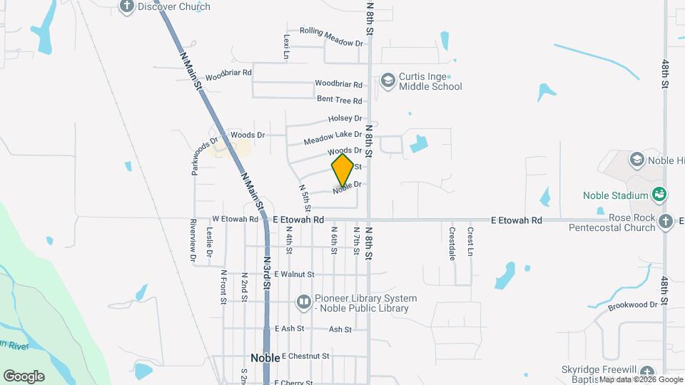604 Hillsboro Drive Map and Location Details