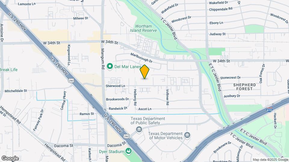 4300 Sherwood Ln Map and Location Details