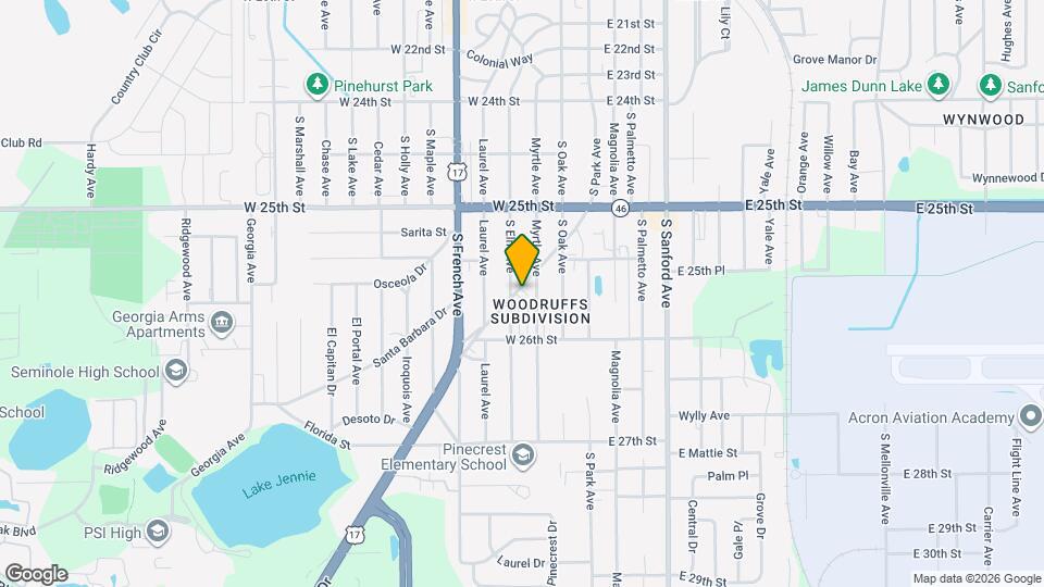 2545 Park Dr Map and Location Details