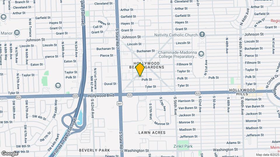 5819 Polk St Map and Location Details