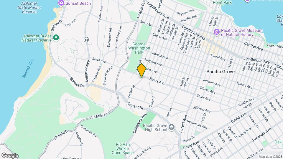 821 Walnut St Map and Location Details