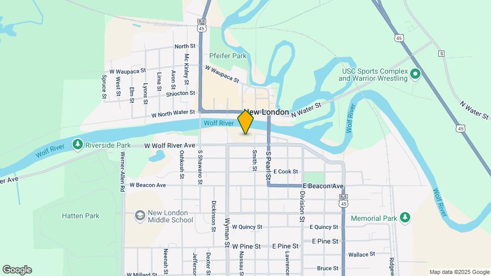 305 W Wolf River Ave Map and Location Details