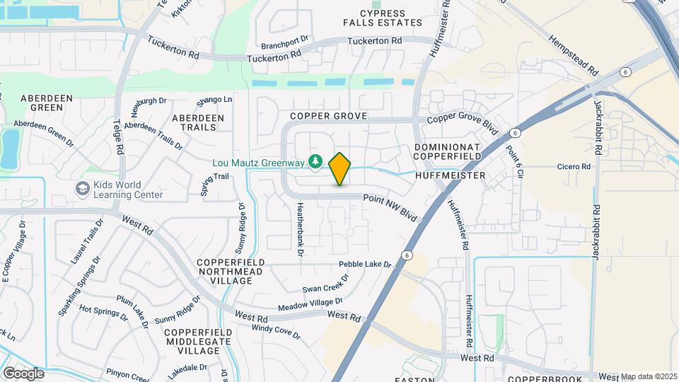 15411 Tysor Park Ln Map and Location Details