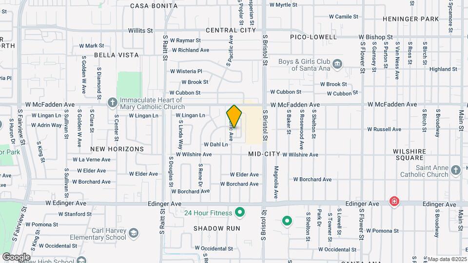 1207 Pacific Ave Mapa y Detalles de la Ubicación
