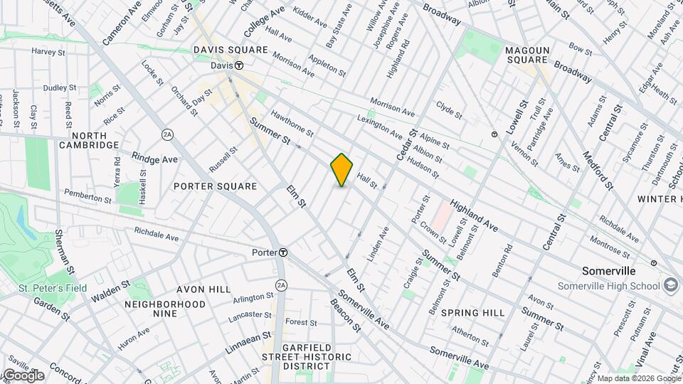 36 Cherry St, Unit 1B Map and Location Details