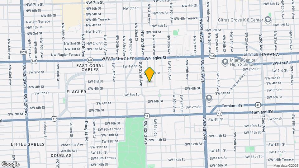 323 SW 31st Ct Map and Location Details