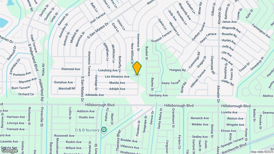 4895 Las Almanos Ave Map and Location Details