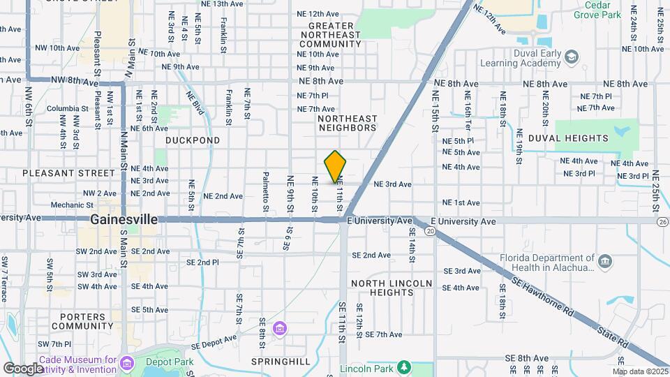 1035 NE 3rd Ave Map and Location Details