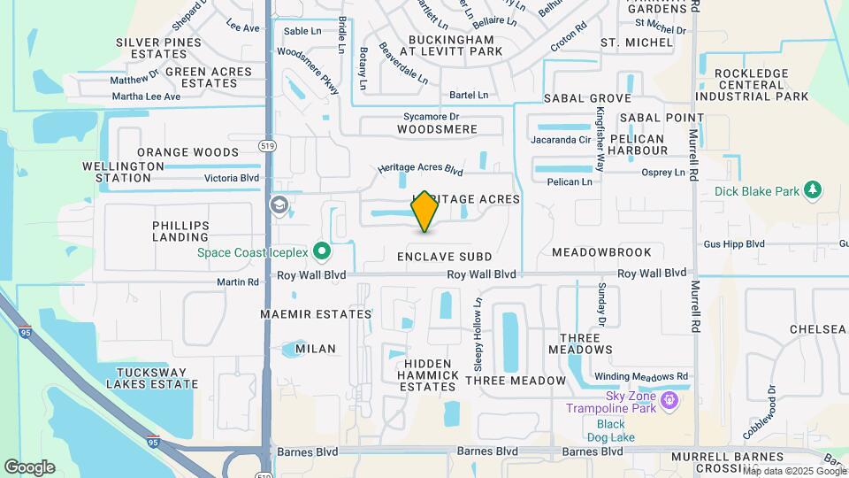 1354 Enclave Dr Map and Location Details